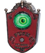 Animated Creepy Lighted Talking Moving Eyeball Door Bell Halloween Spook... - $49.47