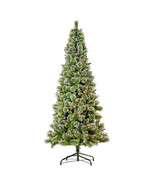 9&#39; Glimmering Frost Artificial Christmas Tree - £110.37 GBP