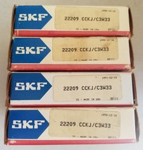 One(1) SKF 22209 CCKJ/C3W33 Spherical Roller Bearing 22209CCKJ/C3W33 ~ Unopened - $131.25