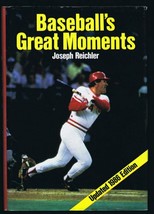 ORIGINAL Vintage 1986 Baseball&#39;s Greatest Moments Hardcover Book Pete Rose Cover - £15.77 GBP