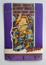 Skid Row Backstage Pass Original 1992 Slave To The Grind Hard Rock VIP Purple - £16.55 GBP