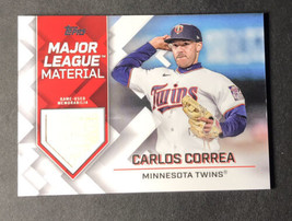Carlos Correa 2022 Topps Update Series Major League Material Bat Relic #MLM-CC - £5.37 GBP