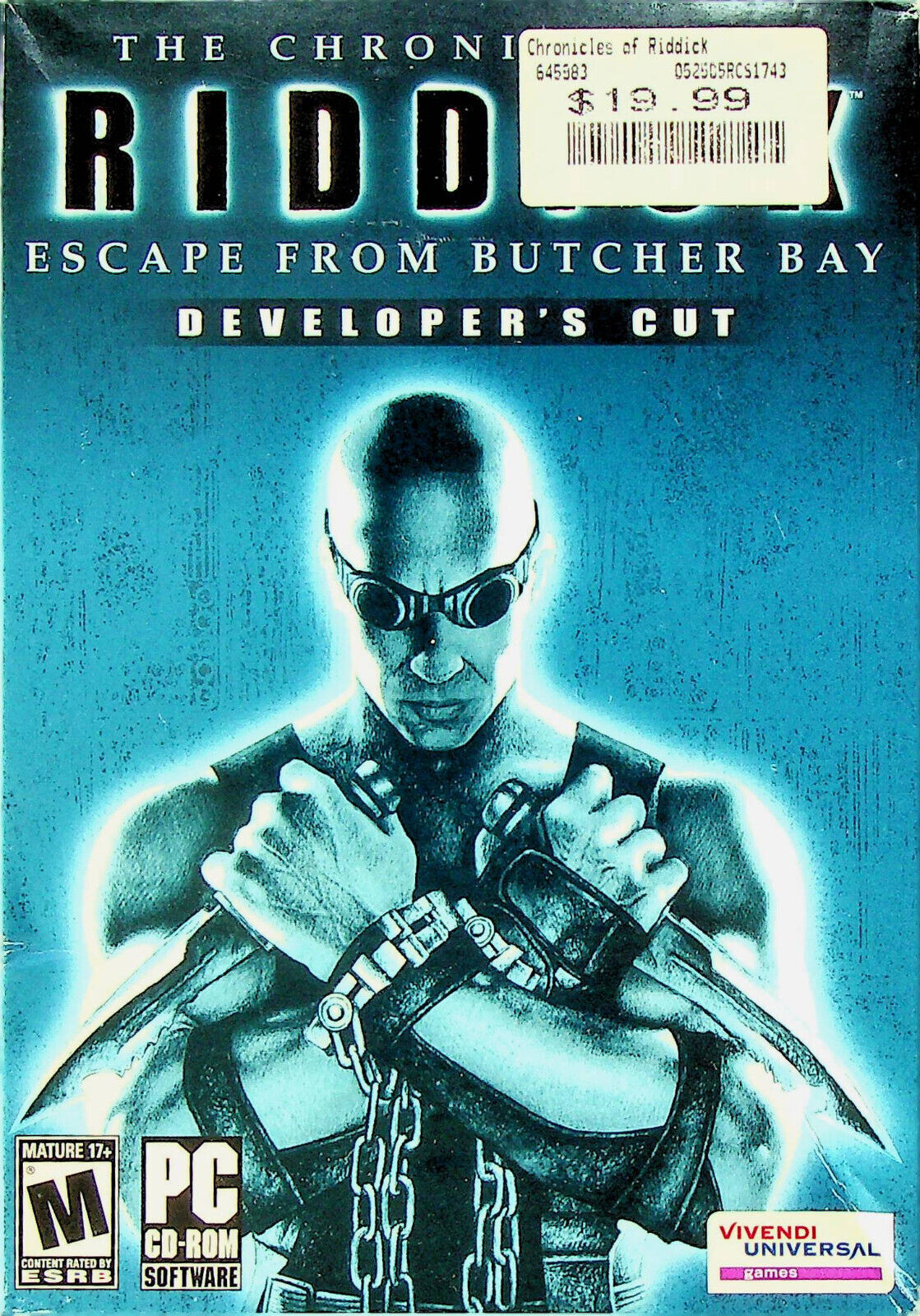 Primary image for Chronicles of Riddick: Escape from Butcher Bay - PC - Rated Mature - Pre-owned