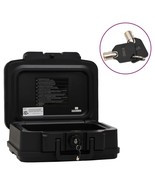 vidaXL Safe Box Black 15&quot;x12.8&quot;x6.5&quot; - $168.86
