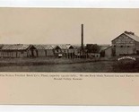 Nelson Vitrified Brick Co Mound Valley Kansas Real Photo Postcard Blank ... - $21.78