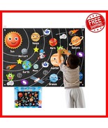 3.5 Ft Outer Space Storytelling Kit with 44 Felt Pieces - Ideal Gift for... - $42.68 CAD