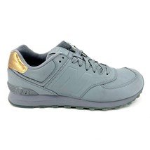 New Balance 574 Lifestyle Molton Gunmetal Grey Gold Mens Shoes Sneakers ML574MTA - £63.71 GBP
