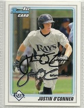 Justin O&#39;conner signed autographed Card 2010 Bowman Prospects - $9.98