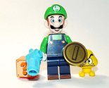 Luigi The Super Mario Bros Custom Minifigure From US - £4.71 GBP