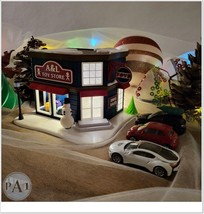 The Christmas Toy Store 1/64 scale diorama display Compatible with Hot W... - $60.78
