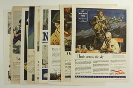 Vintage Advertising Paper Magazine Industrial War Ads WWII Military Patr... - $21.96