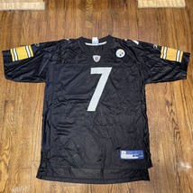 Reebok On Field Pittsburgh Steelers Ben Roethlisberger #7 Football Jersey L - £15.58 GBP