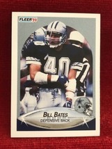 Bill Bates DB Dallas Cowboys Fleer 1990 #385 MINT - £2.33 GBP