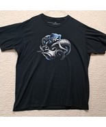 UNC Tar Heels Mascot T-Shirt Size XL Retro Design  - $11.65