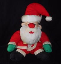 Vintage Deluxe Playthings Christmas Nylon Santa Claus Stuffed Animal Plush Toy - £26.57 GBP
