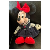 Disney Minnie Mouse Plush Red Bow, Sailor Dress  Bean Bag - $14.36