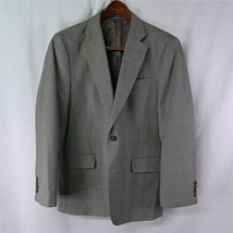 Stafford 42R Brown Houndstooth Wool Yearround Blazer Suit Jacket Sport Coat - £31.44 GBP