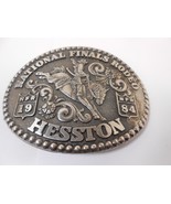 National Finals Rodeo Hesston 1984 NFR Adult Cowboy Buckle Vintage Orig.... - $170.55 MXN