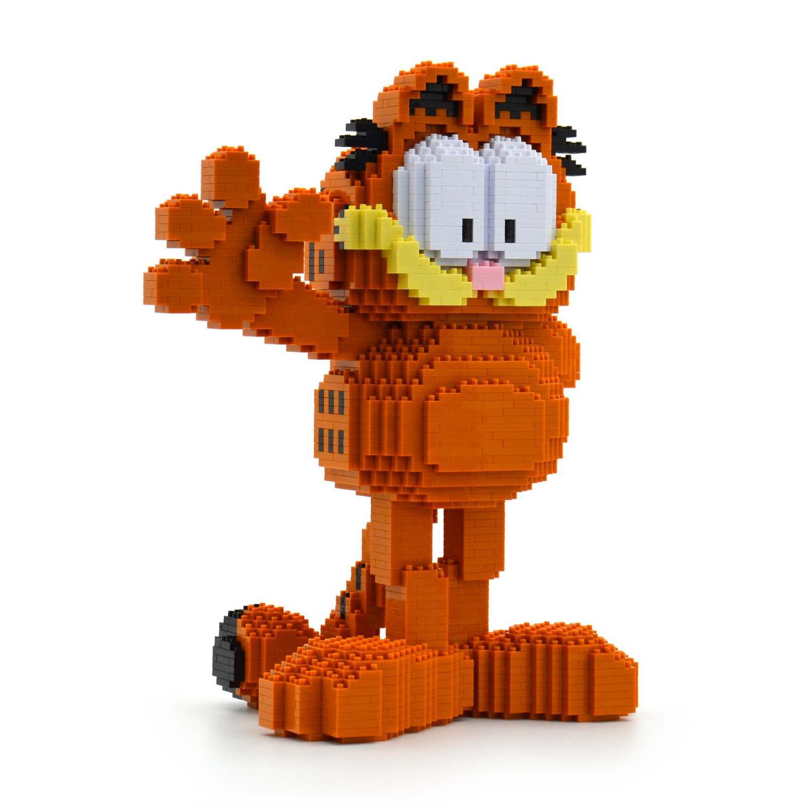 Garfield Brick Sculpture (JEKCA Lego Brick) DIY Kit Item image 2