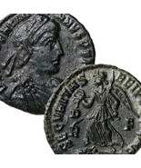 VALENTINIAN I / Winged Victory &quot;Safety of the State&quot; Roman Empire Follis... - $118.53 CAD