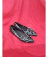 I.n.k Women Black Pointy Toe Flats Shoes Size EU 39/US 9 $365 - $69.30