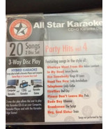 ✅ All Star Karaoke Party Hits 4 Cd 2 DISC INSIDE! - £5.46 GBP