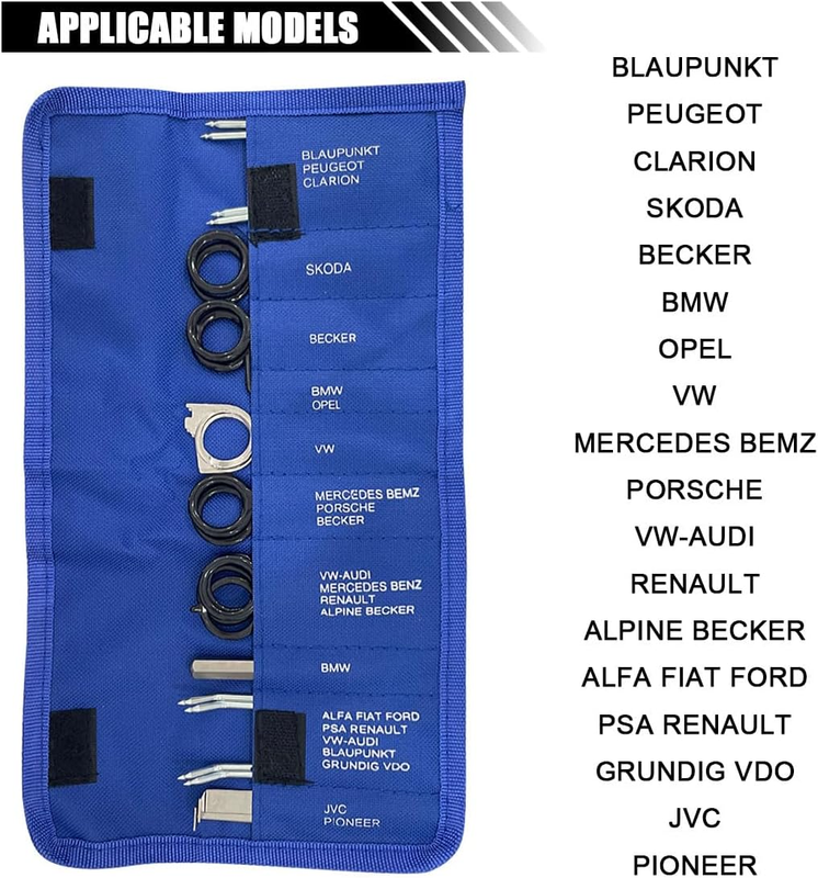 20PCS Car Radio Removal Tool Kit, Professional Tooling Car Audio Stereo CD Playe Item image 6