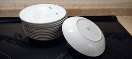 Fukagawa Arita 713 Cross Star Atomic Age Soup Bowls 7.75” 12pc Set &amp; Sto... - £47.20 GBP