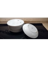 Fukagawa Arita 713 Cross Star Atomic Age Soup Bowls 7.75” 12pc Set &amp; Sto... - $1,133.58 MXN