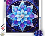 Stained glass mandala diamond painting kit 103336 thumb155 crop