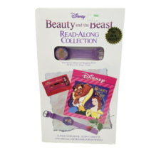 NEW VINTAGE BEAUTY AND THE BEAST READ-ALONG STORY BOOK AND TAPE HOLOGRAM... - $38.00