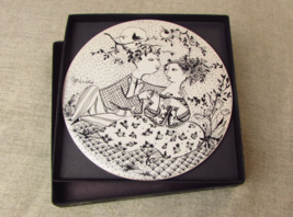 Vtg Mai Harmonie Ceramic Hanging Plaque By Bjorn Winblaad For Rosenthal Studio, - £35.00 GBP