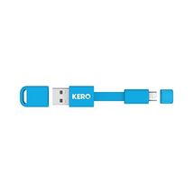 Kero Nomad Micro USB to USB 2.0 Key Ring Cable - Blue  - $12.00