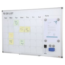 VEVOR Calendar Whiteboard, 36 x 24 Inches Magnetic Dry Erase Calendar Board, Mon - $1,554.78 MXN