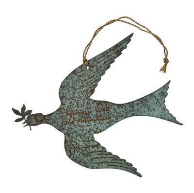 The White House Copper Christmas Ornament Dove Of Peace Vintage 1982 Item image 2