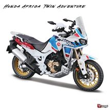 Bburago 1/18 Honda Africa Twin Adventure Touring Motorcycle Model Toy Gift - £18.88 GBP
