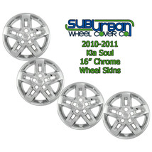 FITS 2010-2011 Kia Soul # IMP-346X 16&quot; Chrome Wheel Skins / Hubcaps NEW SET/4 - £54.56 GBP
