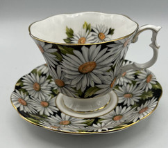 Tea cup and Saucer  Royal Albert bone China Sylvia England 3.5&quot; Dia. 5.5... - £47.48 GBP