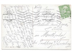 Austria Wien 1912 Roller Cancel Sc 113 5h Franz Josef on Postcard - £11.76 GBP