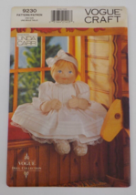 Vogue Craft Pattern #9230 15" Doll & Outfit Vogue Doll Collection Uncut 1995 - $9.99