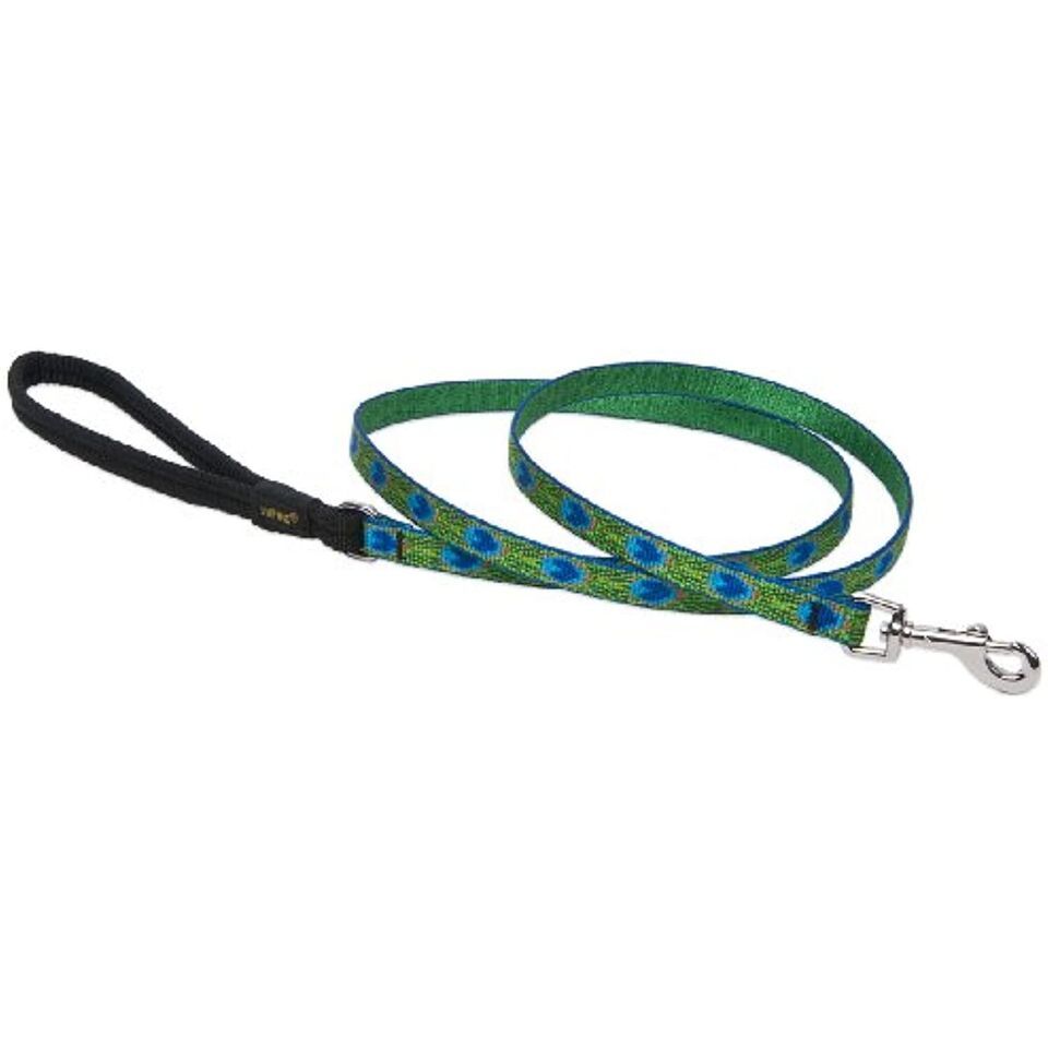 LupinePet Originals 1/2&quot; Tail Feathers 6-foot Padded Handle Leash for Sm... - $25.99