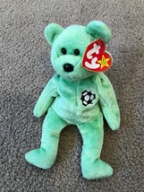 Ty Beanie Baby Kicks the Soccer Bear Push Toy 1998 - Tag Errors New with... - £25.58 GBP