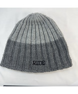 Ride Snowboards Beanie Grey/Gray  Unisex Adult Fleece Inside Ski - $17.46 CAD