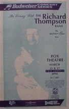 2 Richard Thompsom Poster Concert - $8.96