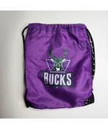 Vintage NBA Elevation Milwaukee Bucks String Backpack Purple Green Bag - €33,89 EUR