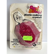 Vintage Makit &amp; Bakit Hot Pink Magenta Baking Crystals – Open Pack (~85%... - $222.08 MXN
