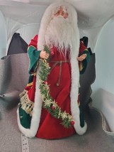 Large 24&quot; Santa Claus Father Christmas Tree Topper Centerpiece - £29.89 GBP