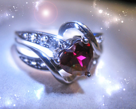 HAUNTED RING ALEXANDRA QUEEN OF HEARTS MASTER OF LOVE HIGHEST LIGHT OOAK MAGICK  image 2