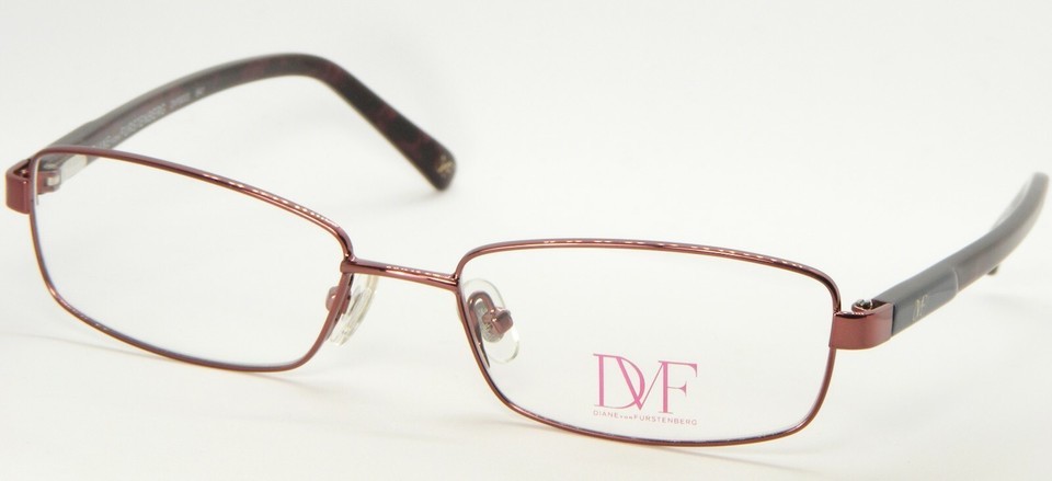 NEW Diane von Furstenberg DVF 8003 641 BURGUNDY EYEGLASSES FRAME 51-16-135mm Item image 2
