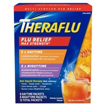 Theraflu Max Strength *09/2025*Daytime Flu Symptom Relief - 6 Ct Plus Max - $223.49 MXN